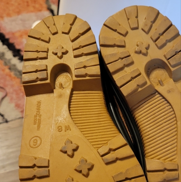 ORVIS Waterproof Rubber Leather Duck Hiking Shoes Boots W 8 / Men 6 - Picture 6 of 12